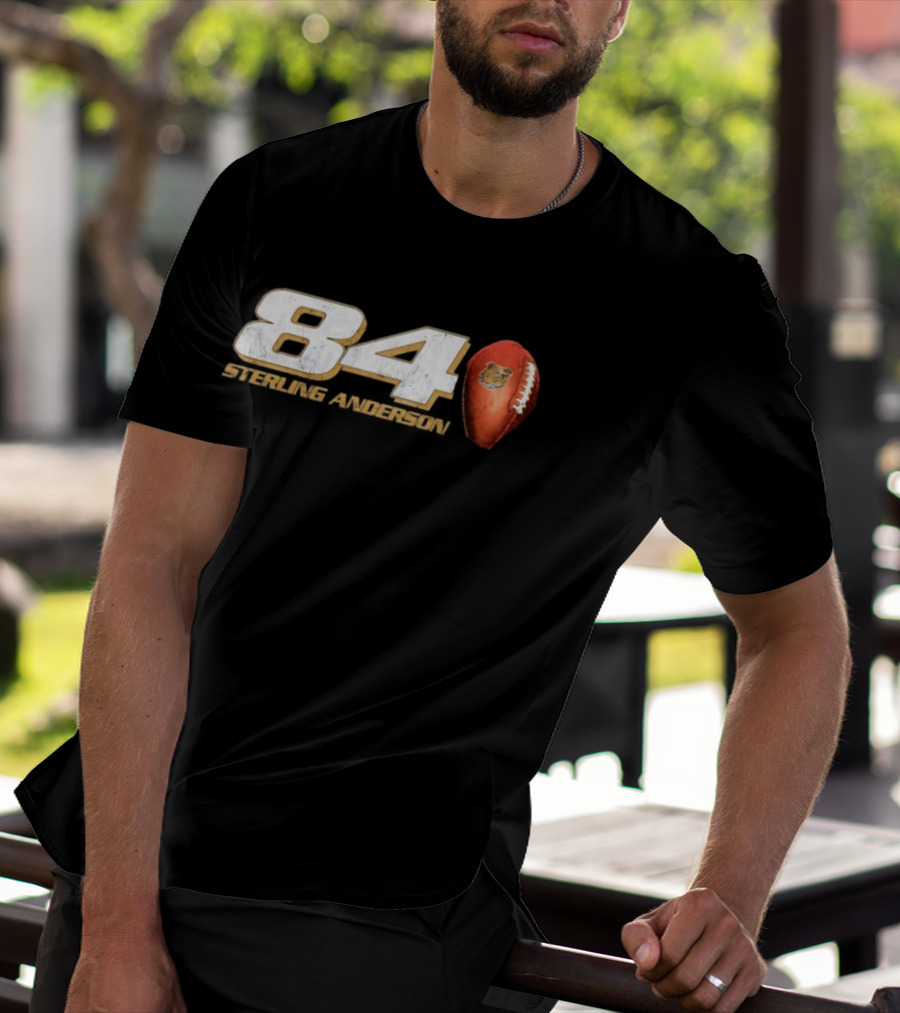 Sterling Anderson 84 Georgia Bulldogs Football T-Shirt