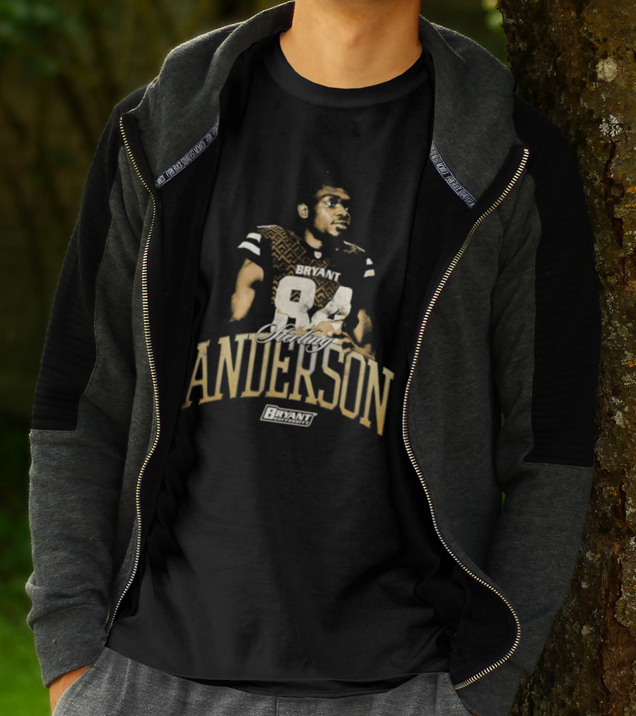 Bryant University Bulldogs Sterling Anderson 84 Player T-Shirt