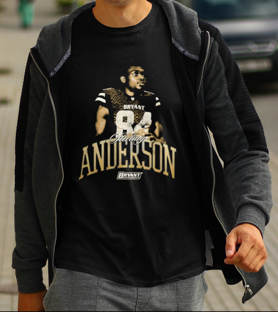 Bryant University Bulldogs Sterling Anderson 84 Player T-Shirt