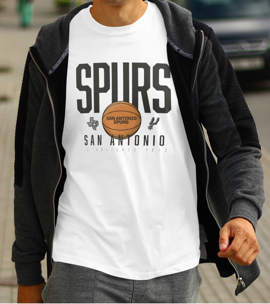 San Antonio Spurs Established 1973 Basketball Texas T-Shirt