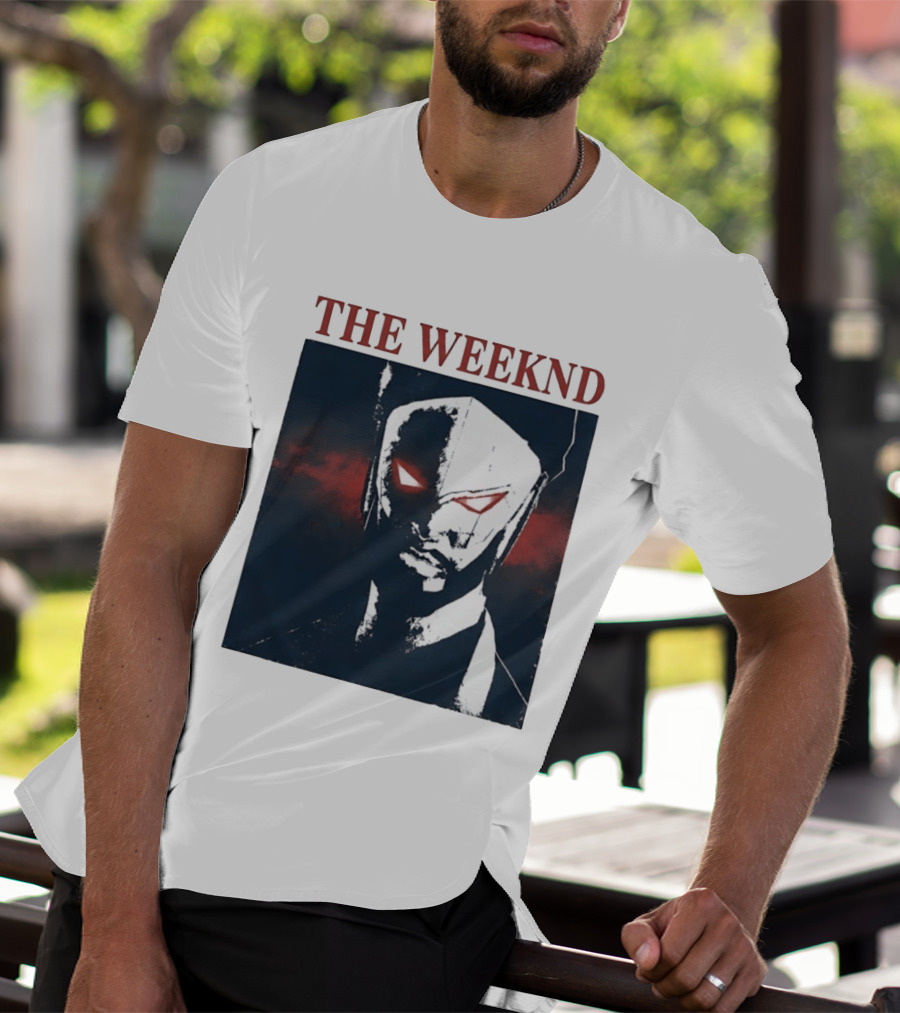 The Weeknd Suda51 Mask Concept Art London August 2026 T-Shirt