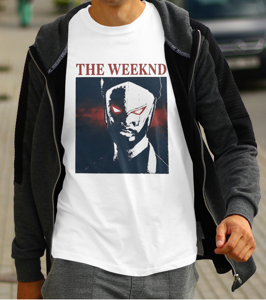 The Weeknd Suda51 Mask Concept Art London August 2026 T-Shirt