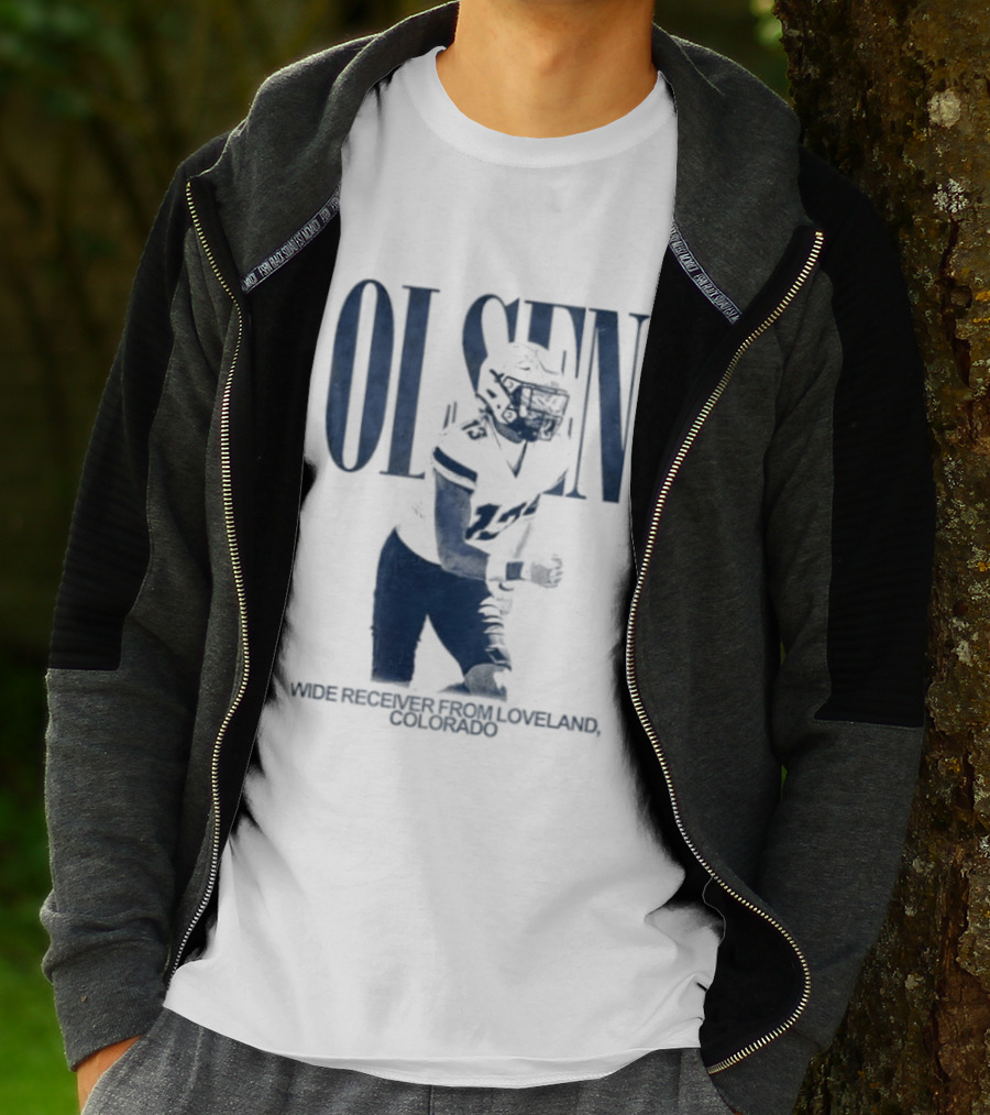 Olsen Wide Receiver Loveland Colorado Player Football T-Shirt