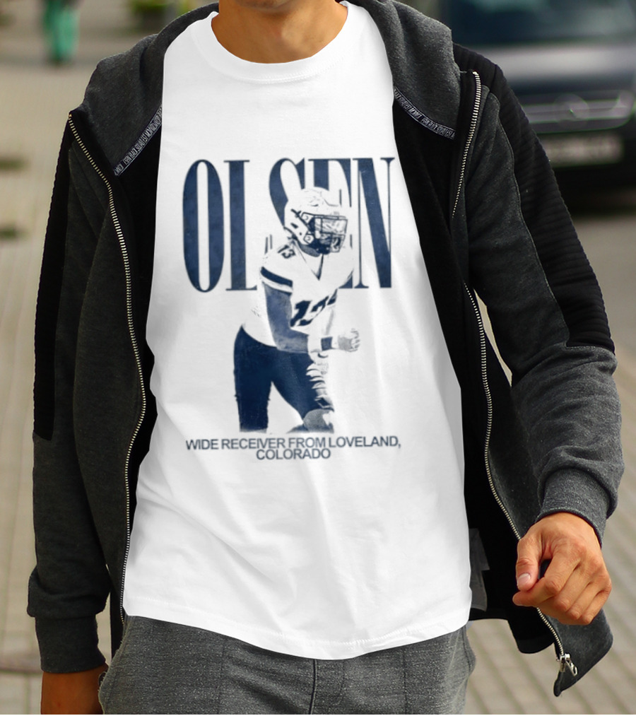 Olsen Wide Receiver Loveland Colorado Player Football T-Shirt