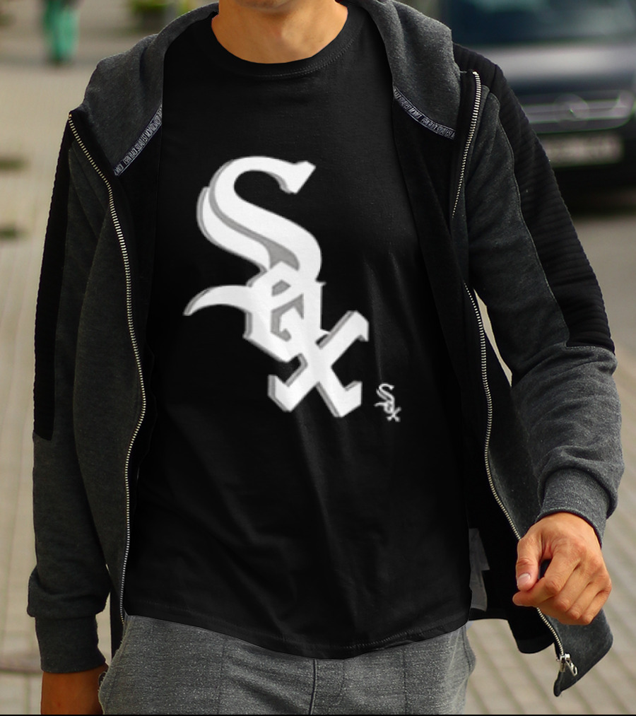 Chicago White Sox Cartoon 2 Sided Sox T-Shirt