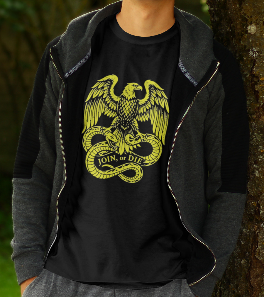 Join Or Die Eagle Snake T-Shirt