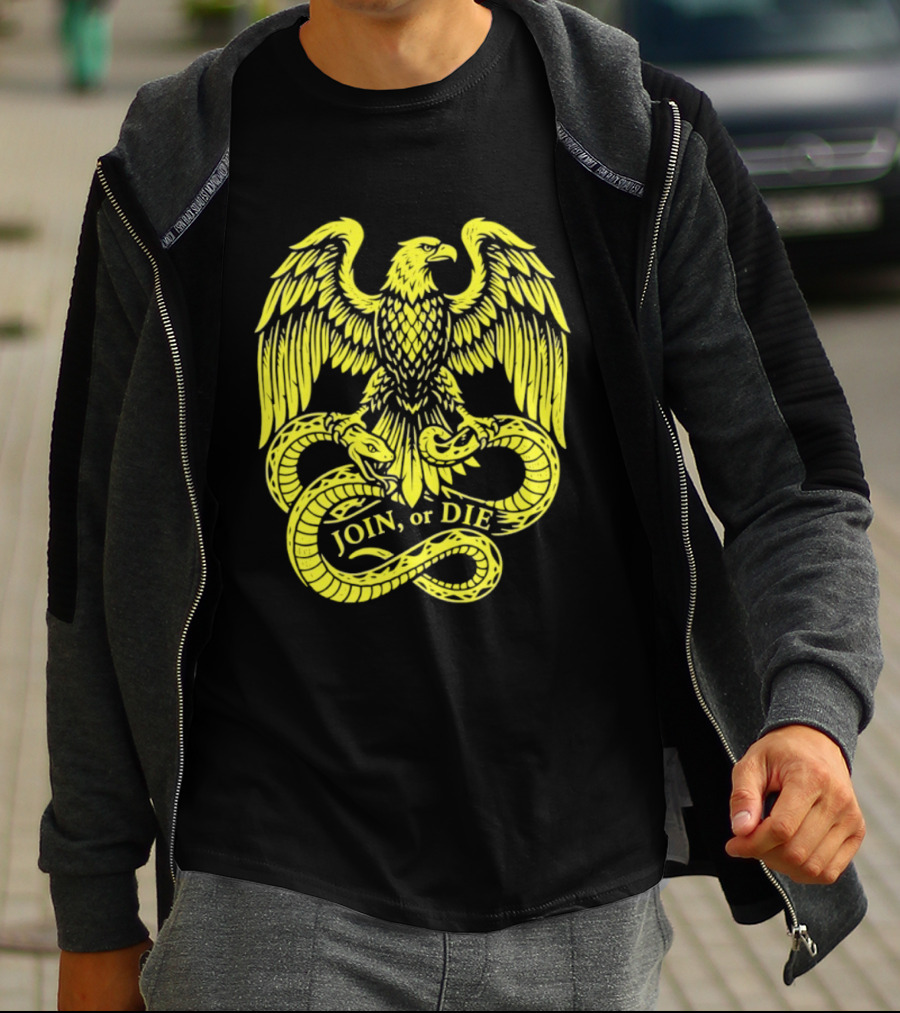 Join Or Die Eagle Snake T-Shirt