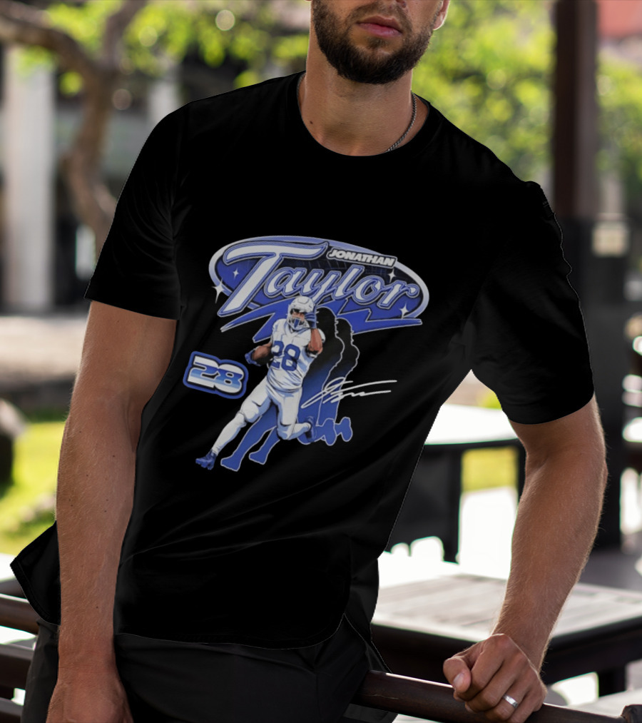 Jonathan Taylor 28 Indianapolis Colts Future Running Back T-Shirt