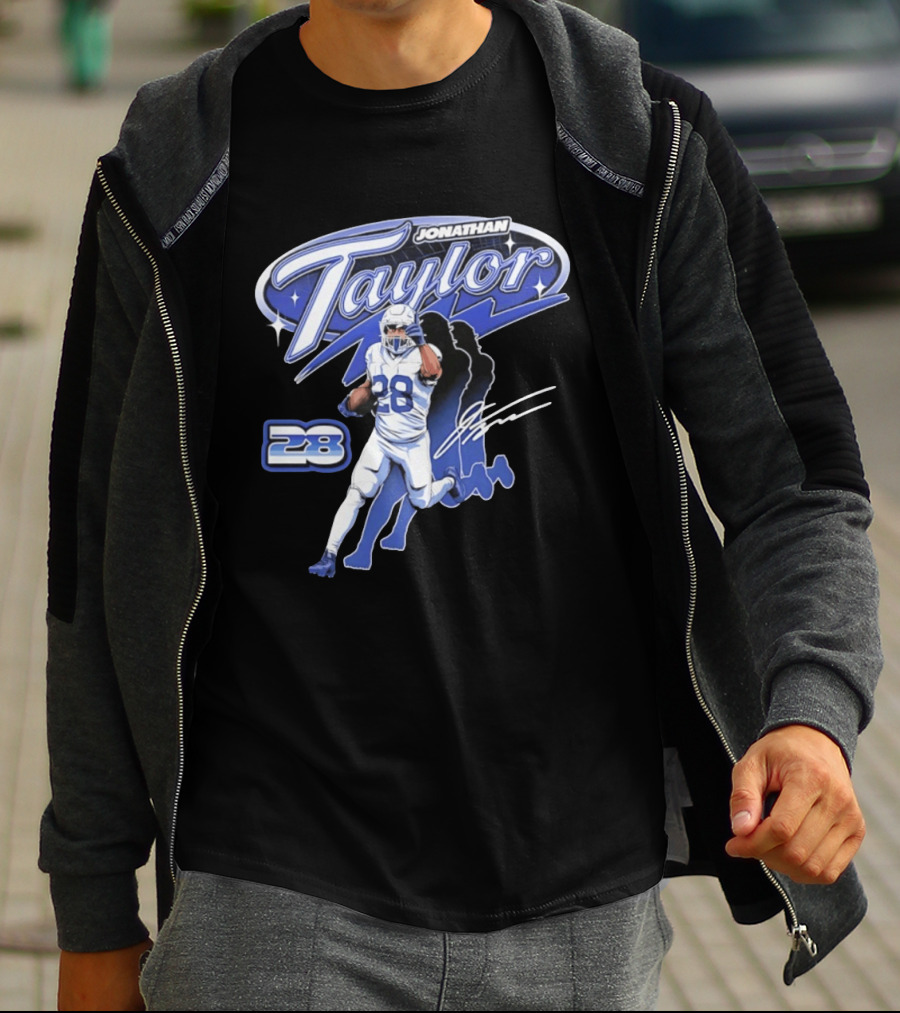 Jonathan Taylor 28 Indianapolis Colts Future Running Back T-Shirt