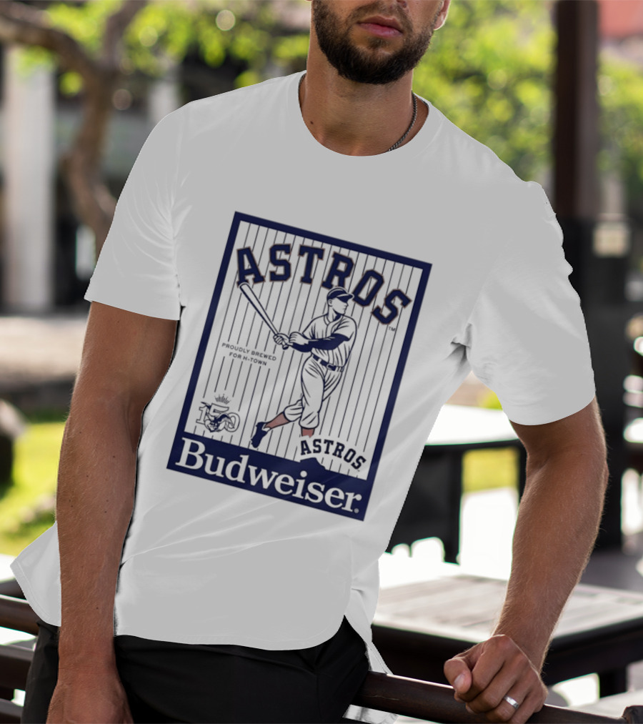 Budweiser Celebrating 150 Years Houston Astros Baseball T-Shirt