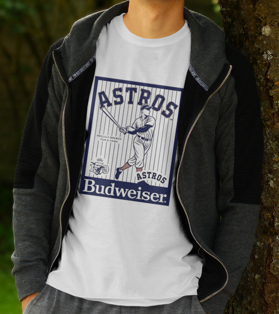 Budweiser Celebrating 150 Years Houston Astros Baseball T-Shirt
