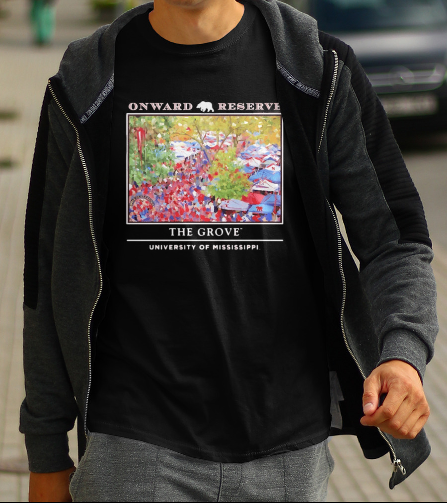 Onward Reserve The Grove University Of Mississippi Tailgate Scene T-Shirt