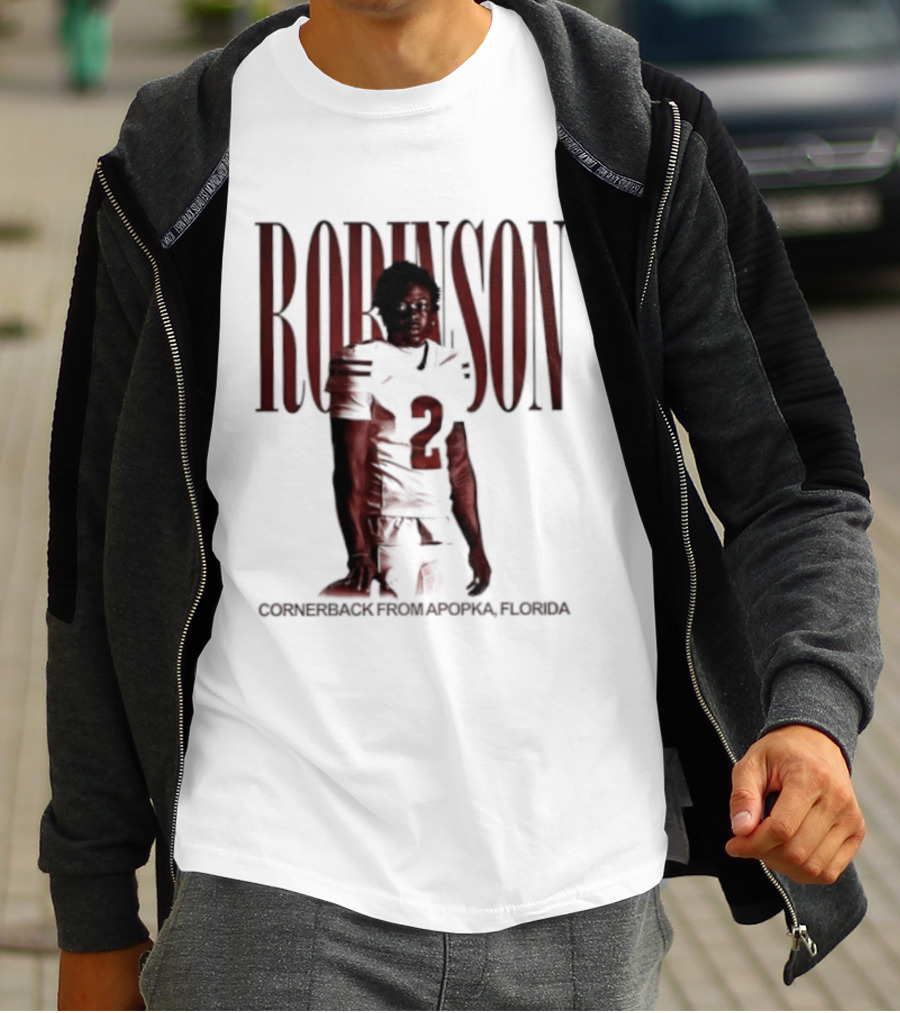 Robinson Football Cornerback From Apopka Florida T-Shirt