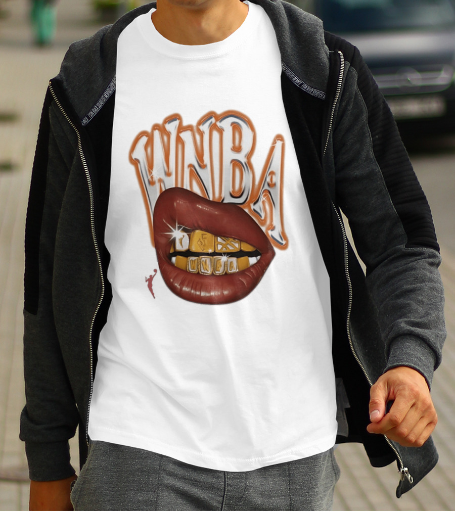 WNBA Grill Mouth Gold Teeth T-Shirt