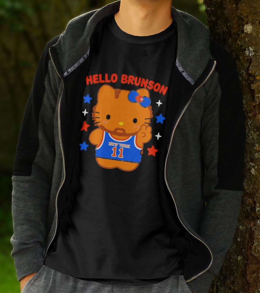 Hello Kitty Jalen Brunson New York 11 Collaboration T-Shirt