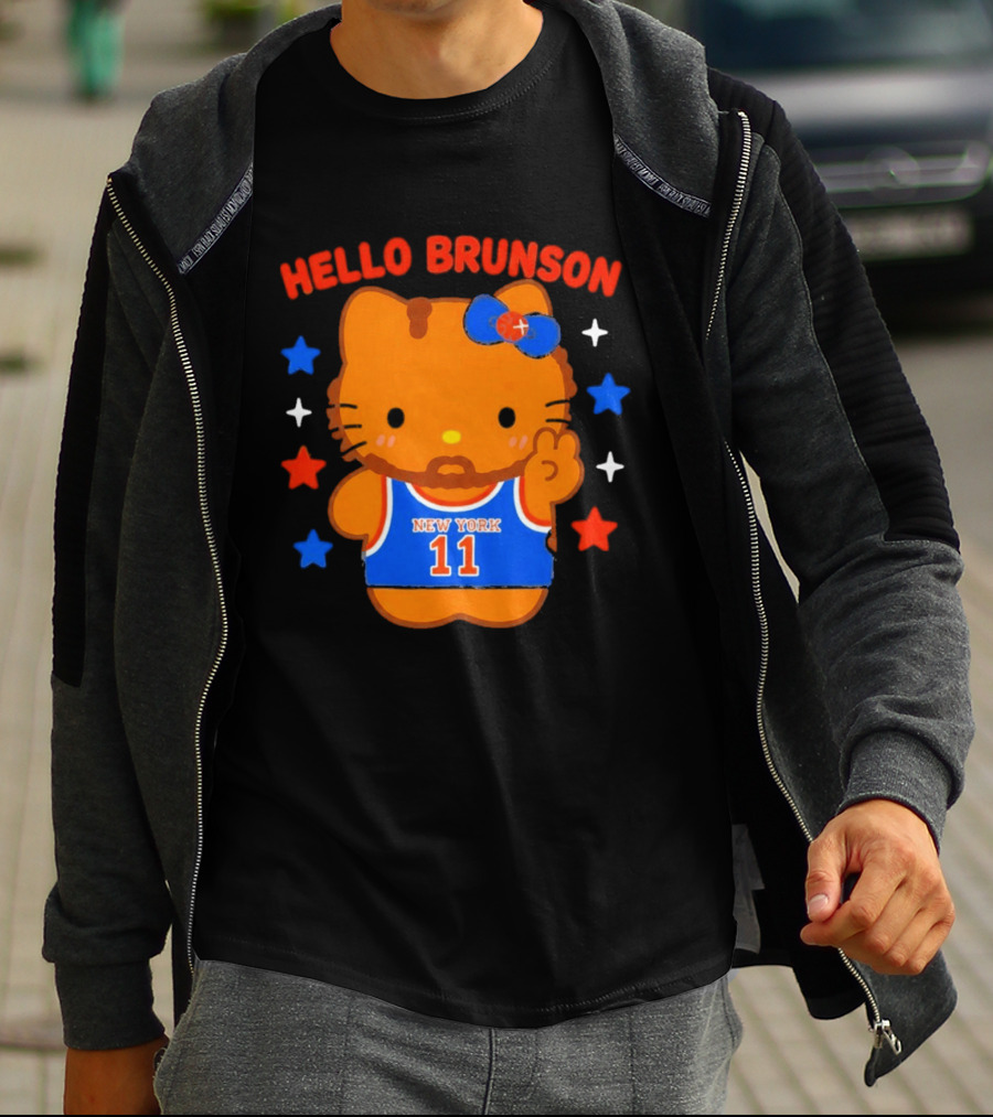 Hello Kitty Jalen Brunson New York 11 Collaboration T-Shirt