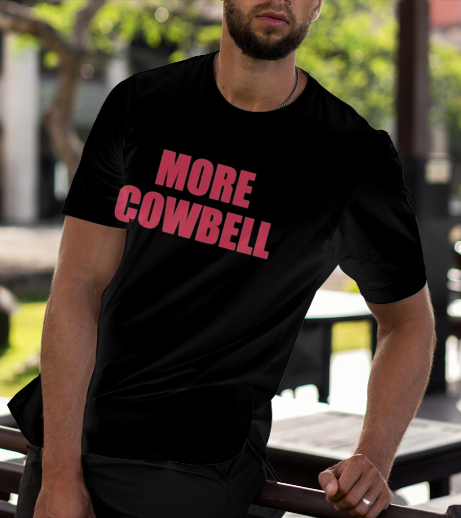 Mississippi State Bulldogs More Cowbell Football T-Shirt