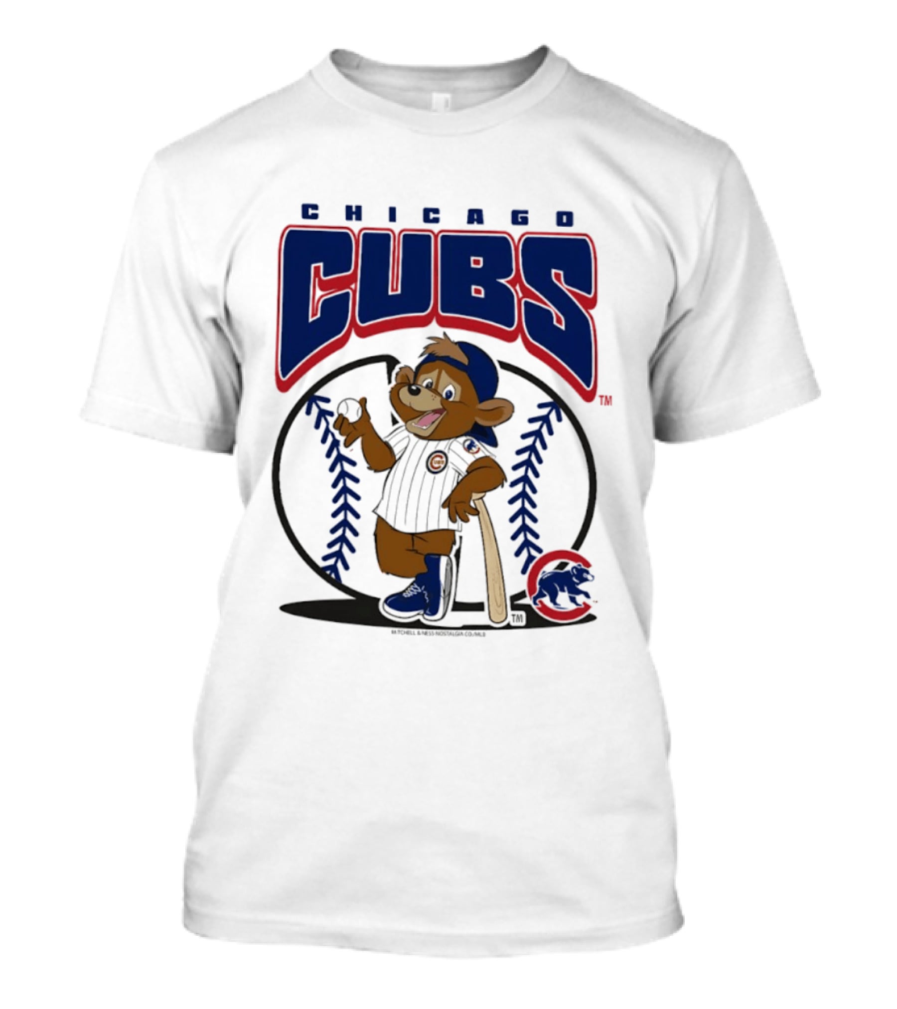 Chicago Cubs Clark The Cub MLB Baseball Character Logo 2026 T-Shirt