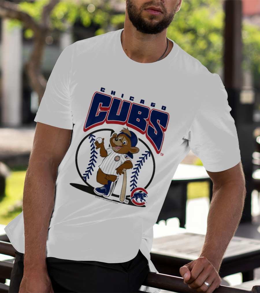 Chicago Cubs Clark The Cub MLB Baseball Character Logo 2026 T-Shirt