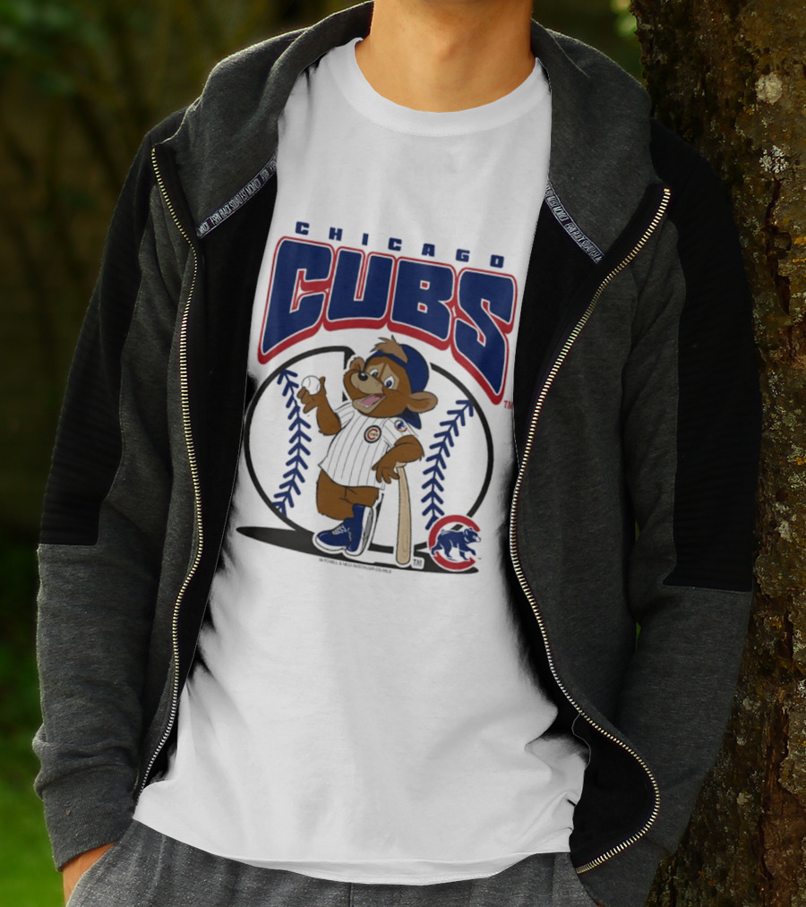 Chicago Cubs Clark The Cub MLB Baseball Character Logo 2026 T-Shirt