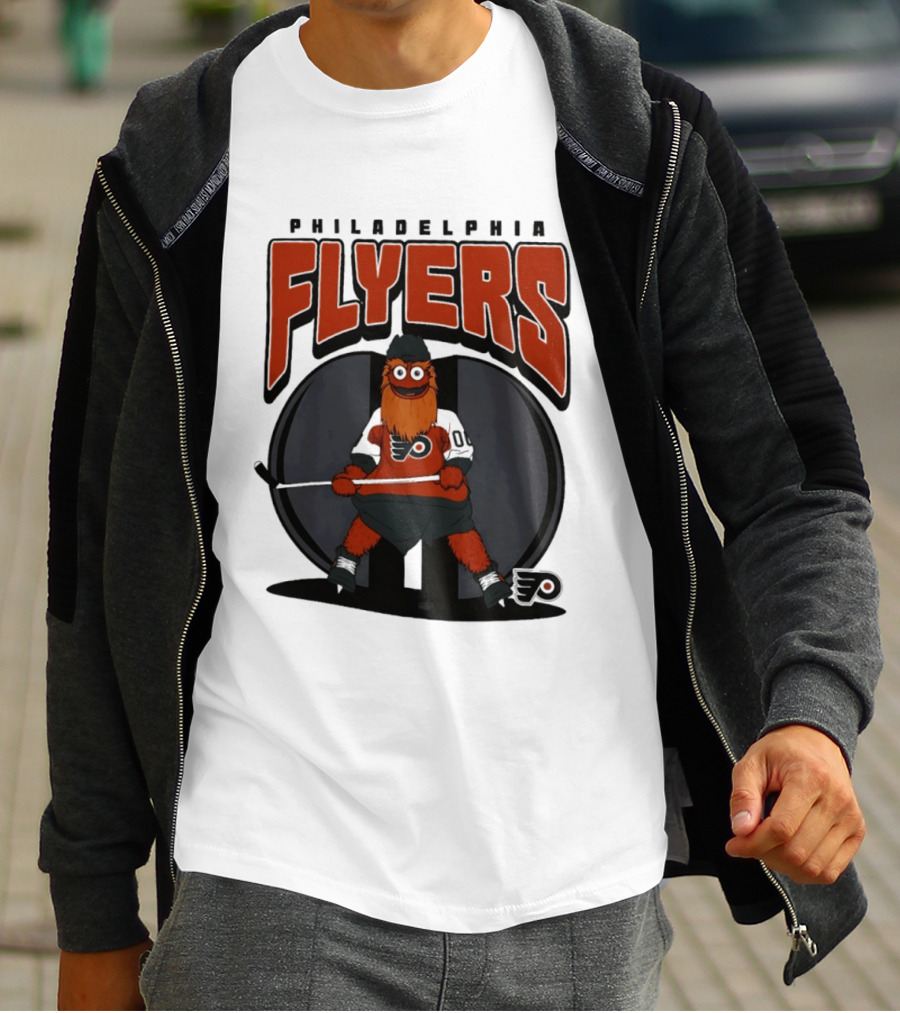 Philadelphia Flyers Gritty Mania NHL 2026 Hockey Mascot Fan Gear T-Shirt