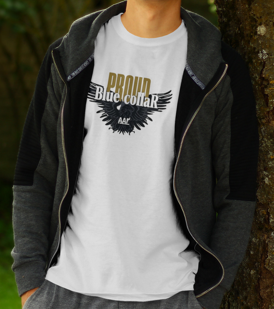 Proud Blue Collar AAF Eagle Worker T-Shirt