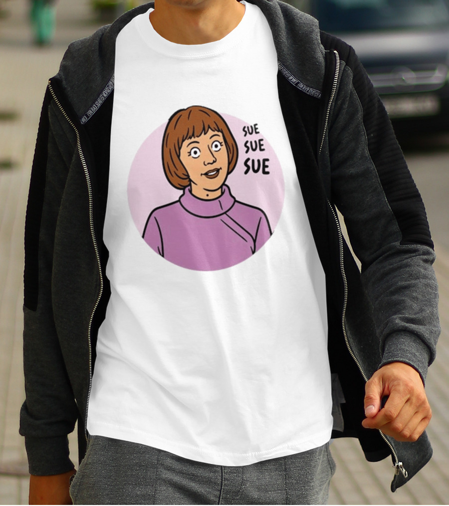 Ann Droid Linda Sue Sue Sue Iconic Catchphrase T-Shirt
