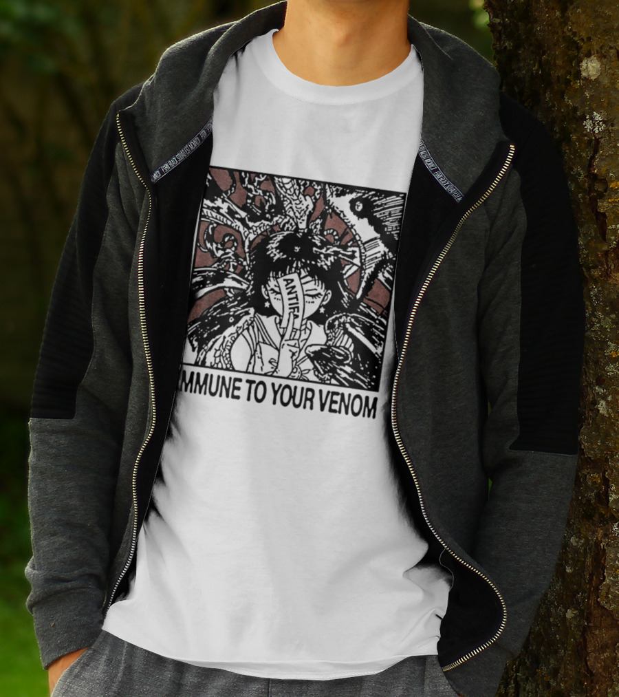 Antifa Immune To Your Venom Antifascist T-Shirt