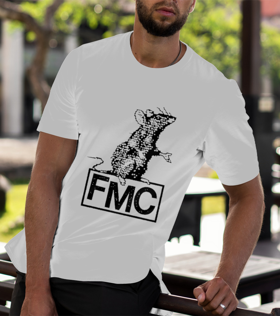 FMC Rat Rodent Sketch Drawing T-Shirt