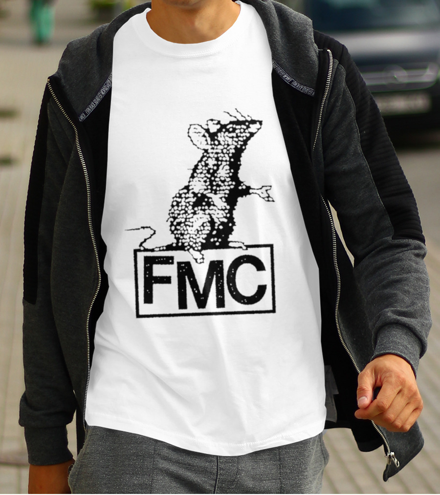 FMC Rat Rodent Sketch Drawing T-Shirt