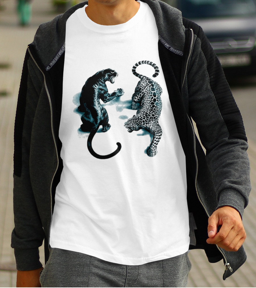Panthers Vs Jaguars Big Cat Showdown T-Shirt