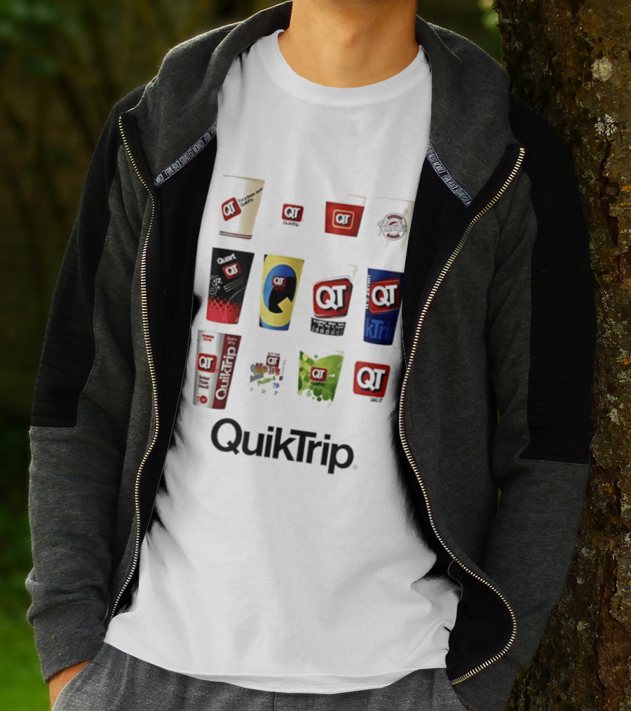 QuikTrip QT Fountain Drink Cup Collection Variety T-Shirt