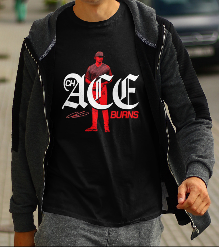 ChACE Burns Cincinnati Reds Chase Burns Baseball Player T-Shirt