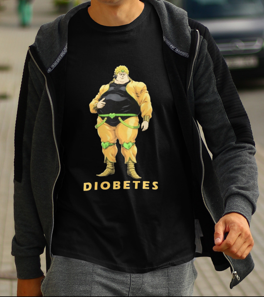 Diabetes Dio Brando JoJo's Bizarre Adventure Meme Characters T-Shirt