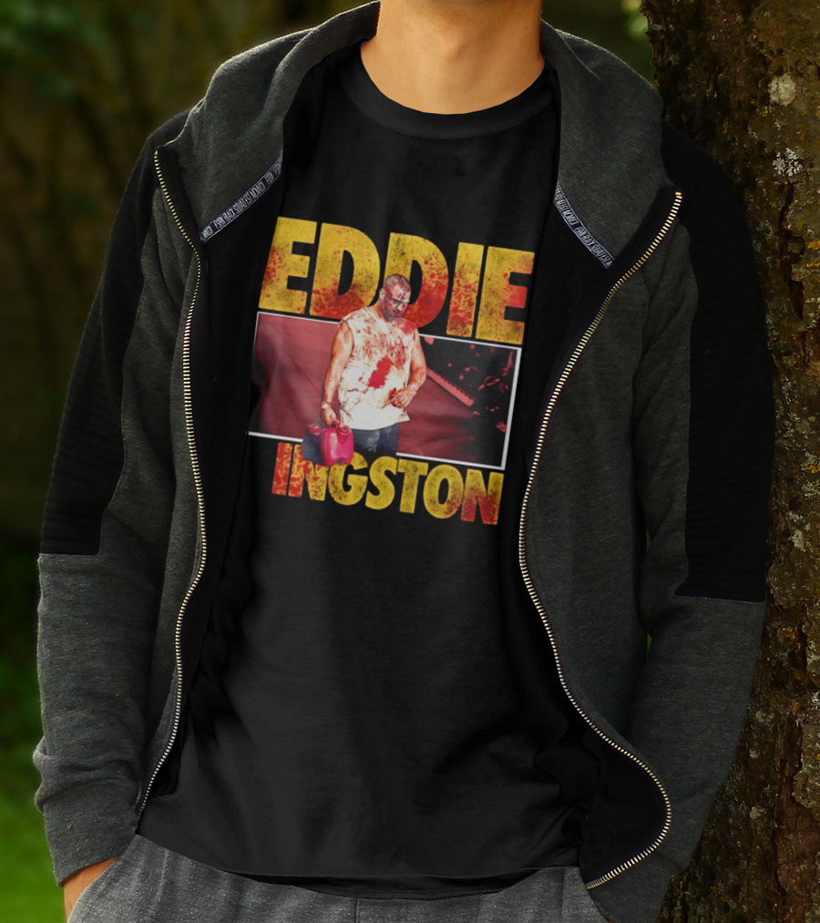 Eddie Kingston Bloody Gas Can Wrestler Image T-Shirt