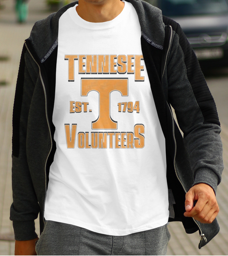 Tennessee Volunteers Est 1794 NCAA College Football Bold Orange T T-Shirt