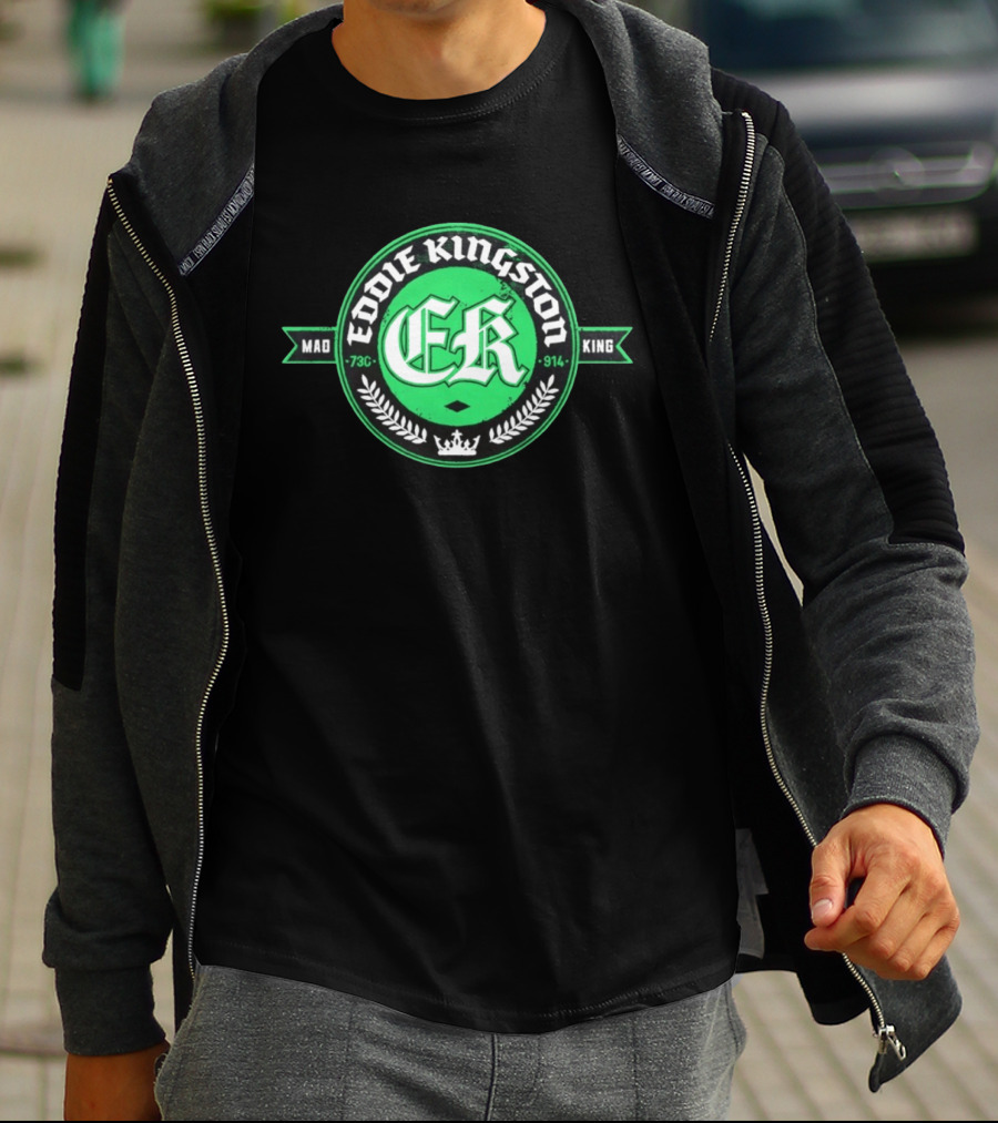 Eddie Kingston Mad King ER 73C 914 Crown Laurel T-Shirt