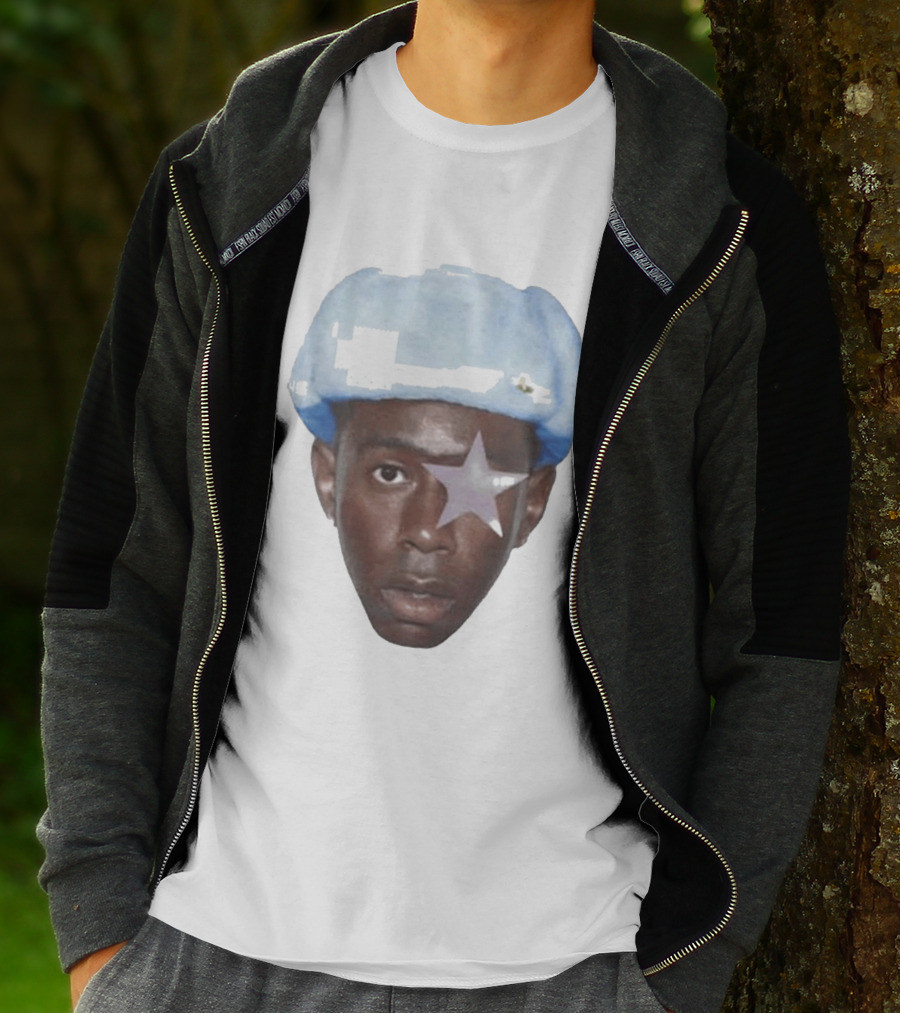 Tyler The Creator Starboy Surreal Blue Hat Star Eye T-Shirt