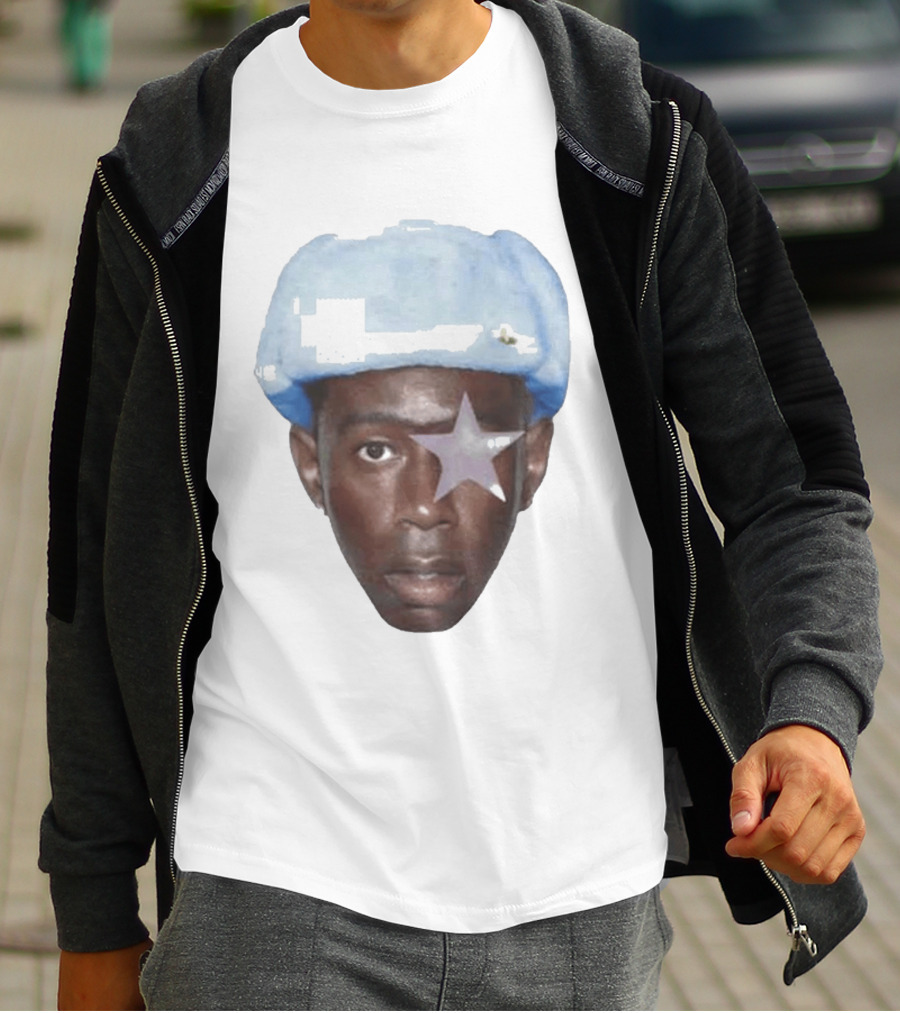 Tyler The Creator Starboy Surreal Blue Hat Star Eye T-Shirt