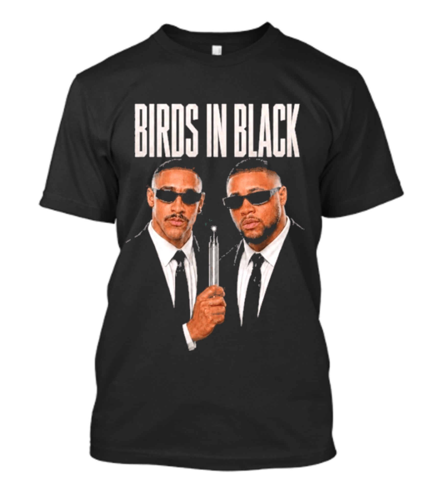 Birds In Black Jalen Hurts Saquon Barkley Agents T-Shirt