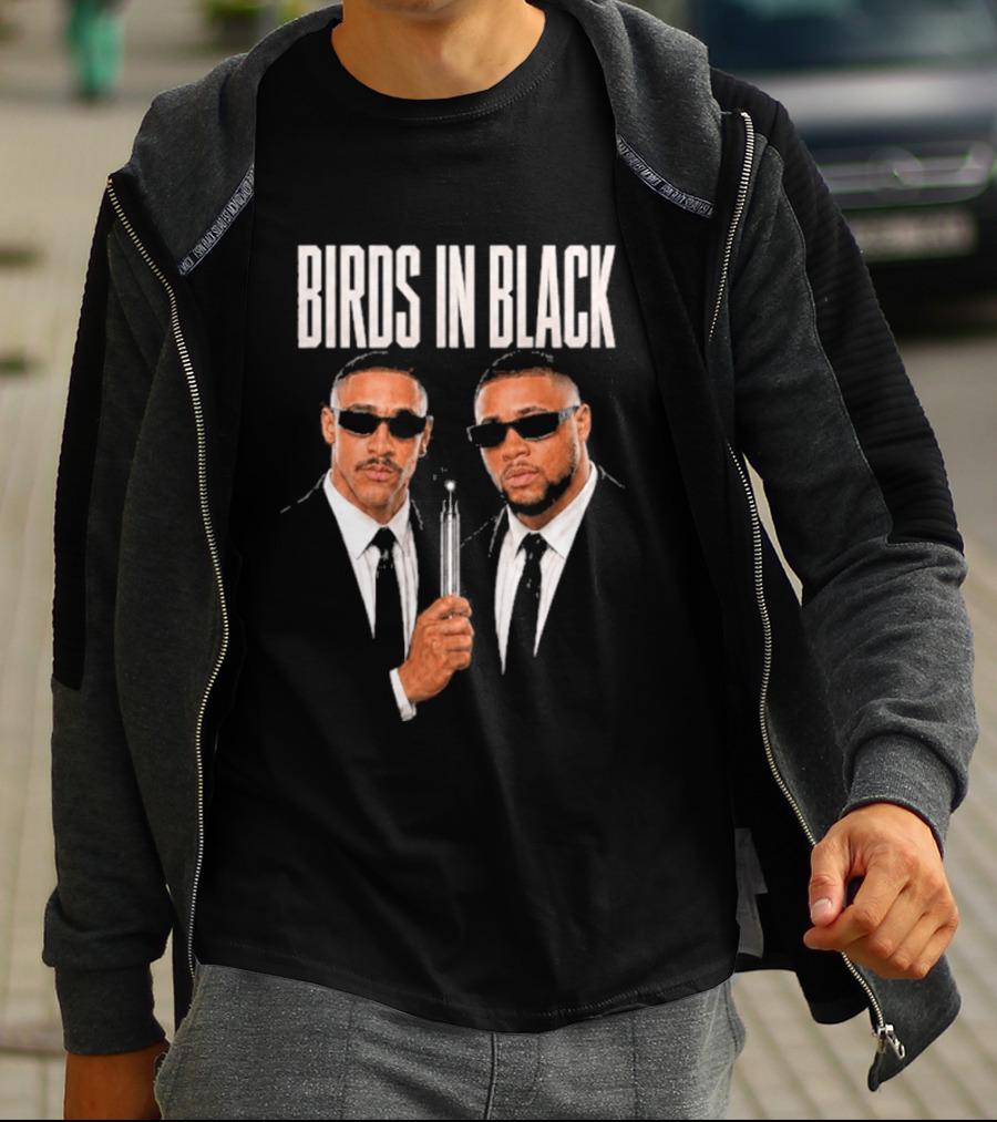 Birds In Black Jalen Hurts Saquon Barkley Agents T-Shirt