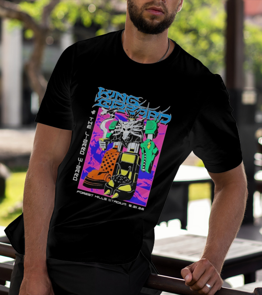 King Gizzard And The Lizard Wizard Forest Hills NY Night 2 August 21 2026 Stadium Show T-Shirt