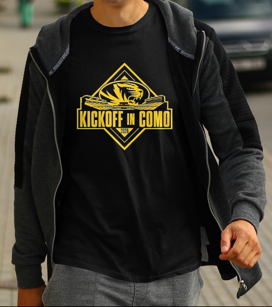 Kickoff In COMO Missouri Tigers Football Event T-Shirt