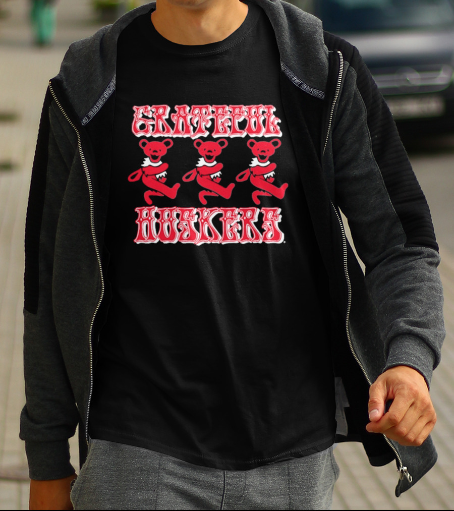 Nebraska Cornhuskers Grateful Huskers Dancing Bears T-Shirt