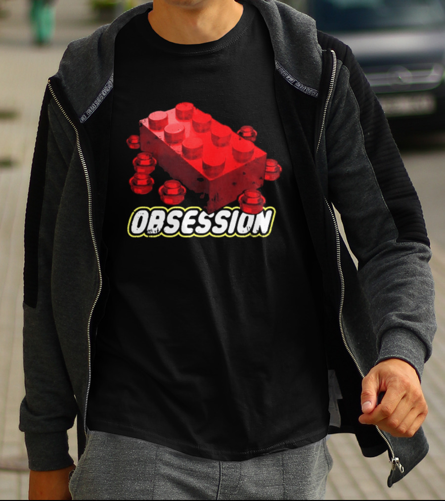 Obsession Red Building Block Toy T-Shirt