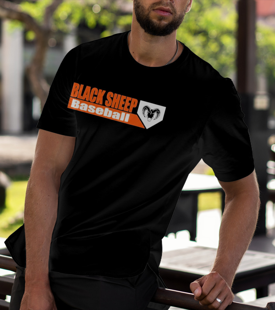 Dee Strange Gordon Black Sheep Baseball Ram T-Shirt