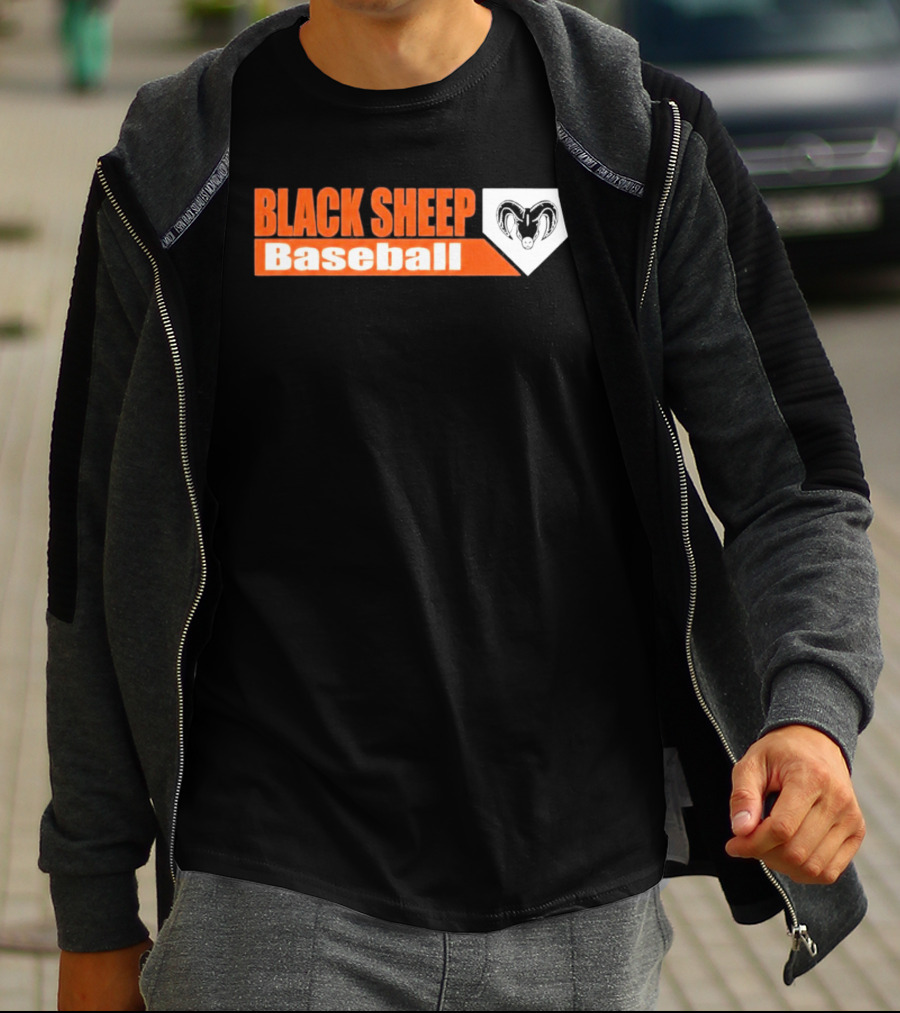 Dee Strange Gordon Black Sheep Baseball Ram T-Shirt
