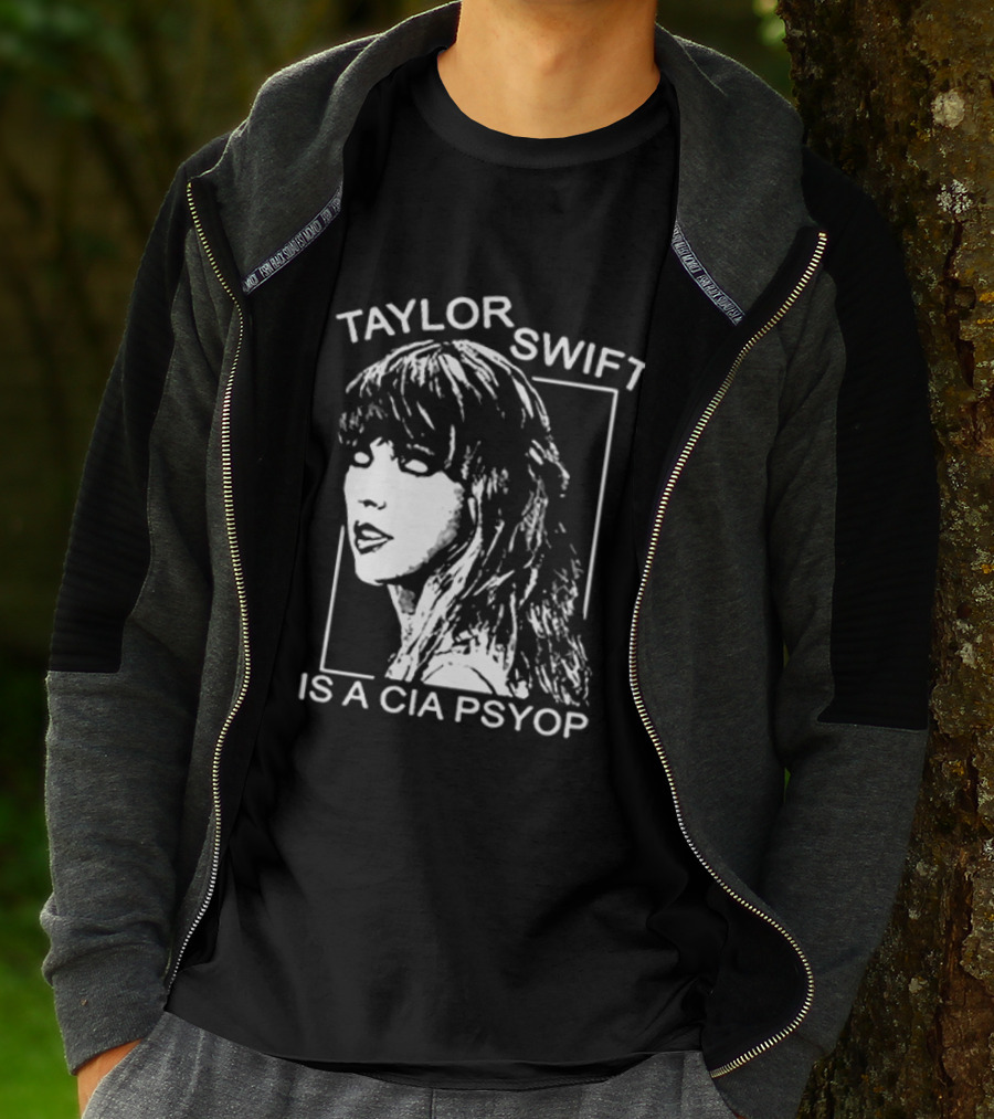 Kirk Hammett Wearing Taylor Swift Is A CIA Psyop T-Shirt