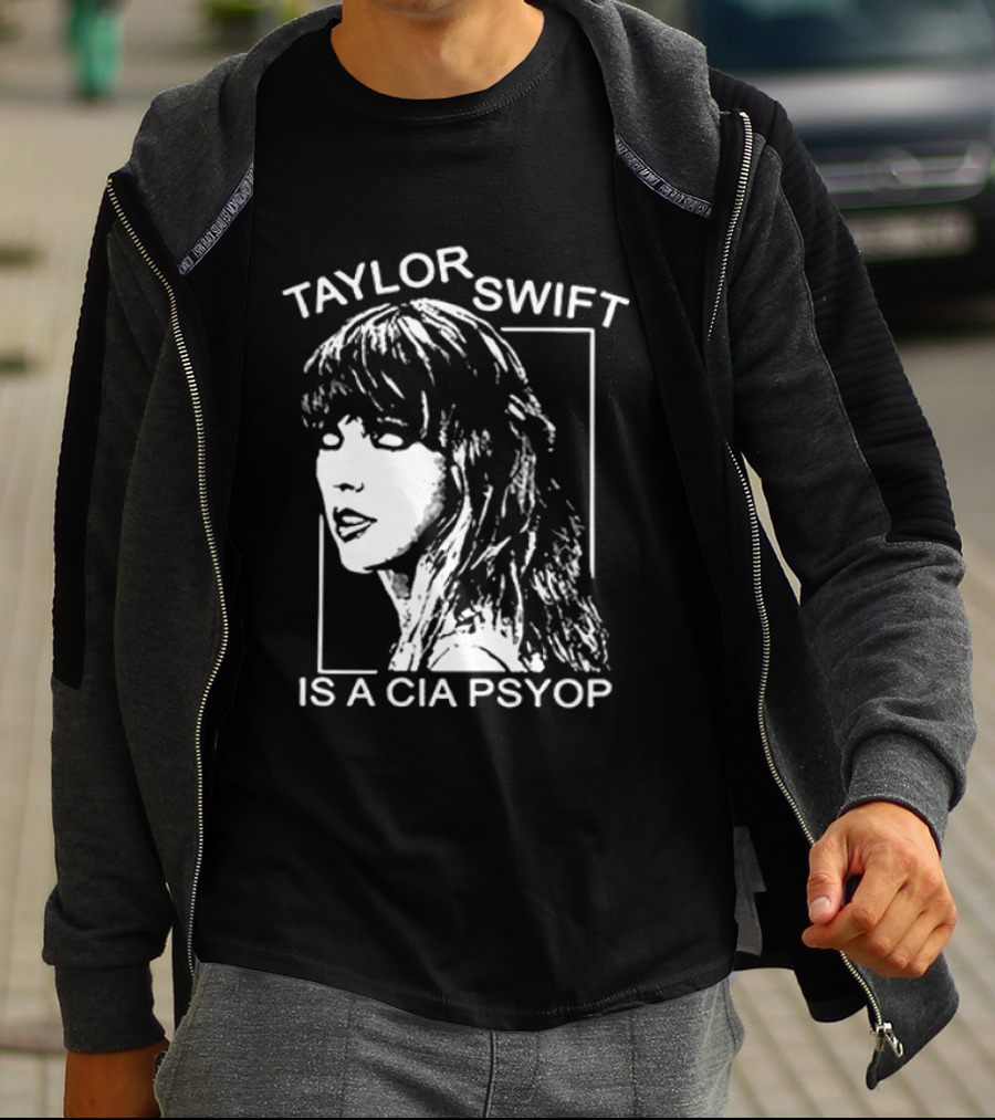 Kirk Hammett Wearing Taylor Swift Is A CIA Psyop T-Shirt