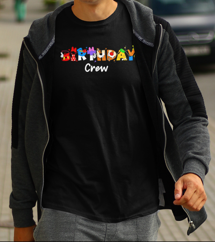 Matt Damon Mickey Mouse And Friends Birthday Crew Celebration T-Shirt